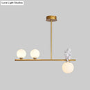 GobekUsa Nordic Island Angel Pendant Light with Opal Glass Shade