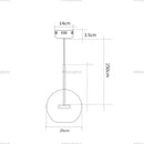 GobekUsa Nordic LED Bubble Chandelier for Home Lighting