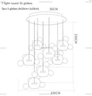 GobekUsa Nordic Led Chandelier for Home Decor