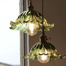 GobekUsa Nordic LED Pendant Light Green Glass Hanging Fixture by Decorbites