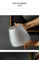 GobekUsa Nordic Luxe Frosted Glass Vase/Table Decoration