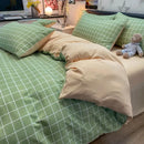 GobekUsa Nordic Plaid Cotton Bedding Set - Queen/King