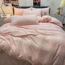 GobekUsa Nordic Plaid Cotton Bedding Set - Queen/King