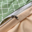 GobekUsa Nordic Plaid Cotton Bedding Set - Queen/King