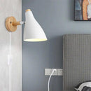 GobekUsa Nordic Plug In Wood Wall Sconce