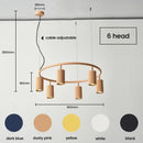 GobekUsa Nordic Rotatable Chandelier for Dining & Kitchen