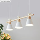 GobekUsa Nordic Shaded Hanging Island Light Metal Pendant with Bird Decor - 3-Head Dining Room Drop