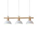 GobekUsa Nordic Shaded Hanging Island Light Metal Pendant with Bird Decor - 3-Head Dining Room Drop