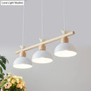 GobekUsa Nordic Shaded Hanging Island Light Metal Pendant with Bird Decor - 3-Head Dining Room Drop