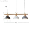 GobekUsa Nordic Shaded Hanging Island Light Metal Pendant with Bird Decor - 3-Head Dining Room Drop