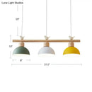 GobekUsa Nordic Shaded Hanging Island Light Metal Pendant with Bird Decor - 3-Head Dining Room Drop