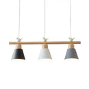 GobekUsa Nordic Shaded Hanging Island Light Metal Pendant with Bird Decor - 3-Head Dining Room Drop