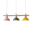 GobekUsa Nordic Shaded Hanging Island Light Metal Pendant with Bird Decor - 3-Head Dining Room Drop