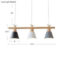 GobekUsa Nordic Shaded Hanging Island Light Metal Pendant with Bird Decor - 3-Head Dining Room Drop