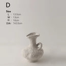 GobekUsa Nordic Style Ceramic Flower Pot - White