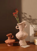 GobekUsa Nordic Style Ceramic Flower Pot - White