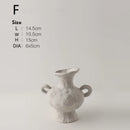 GobekUsa Nordic Style Ceramic Flower Pot - White