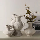 GobekUsa Nordic Style Ceramic Flower Pot - White