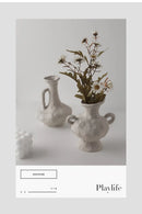 GobekUsa Nordic Style Ceramic Flower Pot - White