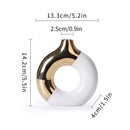GobekUsa Nordic Style Circle Vase for Flower Arrangement