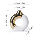 GobekUsa Nordic Style Circle Vase for Flower Arrangement
