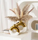 GobekUsa Nordic Style Circle Vase for Flower Arrangement