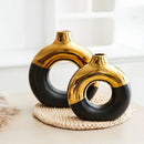 GobekUsa Nordic Style Circle Vase for Flower Arrangement