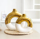 GobekUsa Nordic Style Circle Vase for Flower Arrangement
