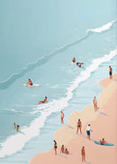 GobekUsa Nordic Summer Wall Art Prints for Living Room