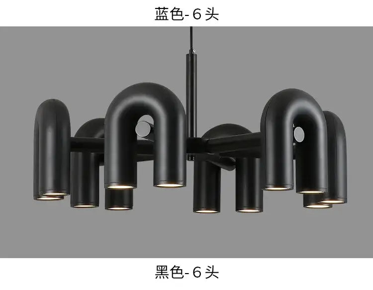 GobekUsa Nordic U Shape LED Ceiling Chandelier, photo 39 of 40