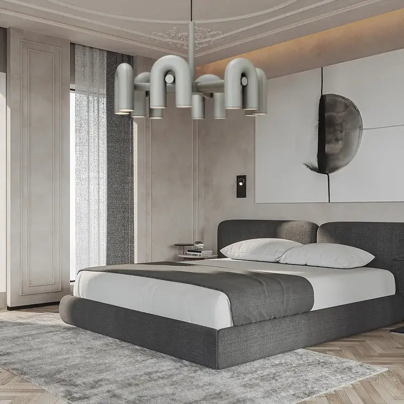 GobekUsa Nordic U Shape LED Ceiling Chandelier, photo 5 of 40