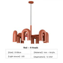 GobekUsa Nordic U Shape LED Ceiling Chandelier