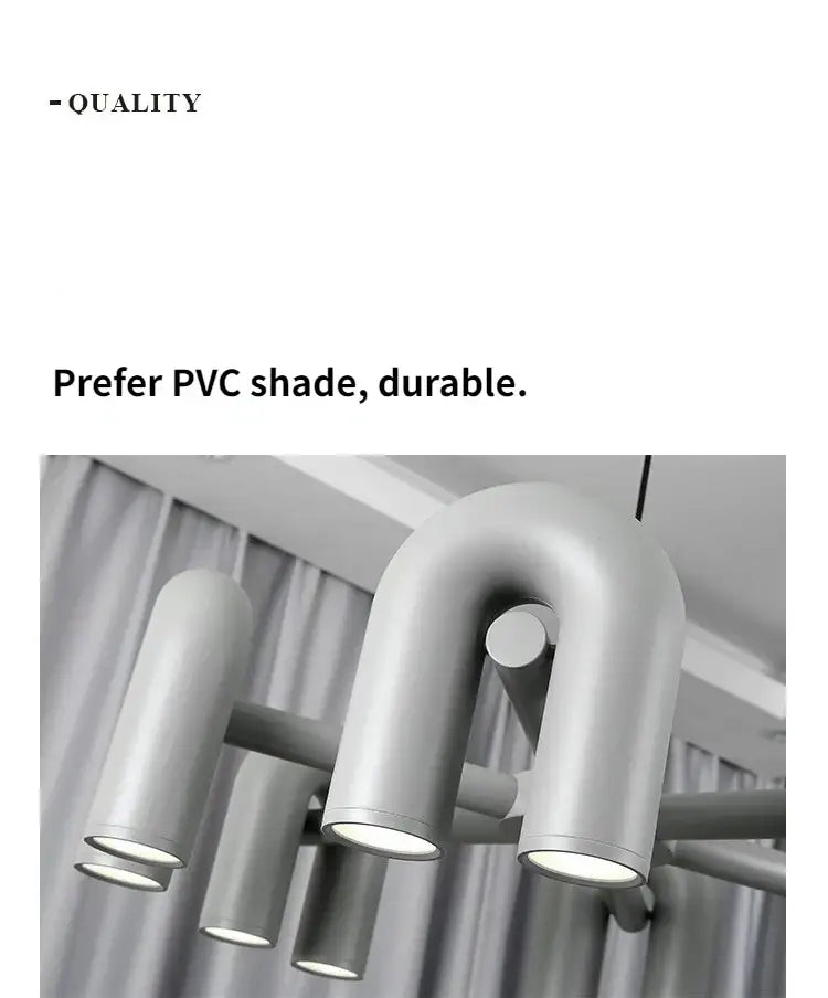 GobekUsa Nordic U Shape LED Ceiling Chandelier, photo 21 of 40