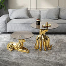 GobekUsa Octopus Glass Side Table - Nordic Design Creative Living Room Furniture