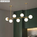 GobekUsa Opaline Glass Ball Pendant Light for Minimalist Dining Room Island