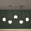 GobekUsa Opaline Glass Ball Pendant Light for Minimalist Dining Room Island