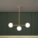 GobekUsa Opaline Glass Ball Pendant Light for Minimalist Dining Room Island