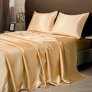 GobekUsa Opulent Solid Color Satin Bedding Set