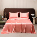 GobekUsa Opulent Solid Color Satin Bedding Set