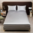 GobekUsa Opulent Solid Color Satin Bedding Set