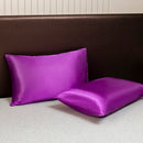 GobekUsa Opulent Solid Color Satin Bedding Set