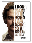 GobekUsa Pablo Escobar Drug Lord Canvas Wall Art