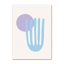 Danish pastel rainbow wall art bedroom over the rainbow print