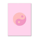 Abstract danish pastel mint & cream wall art – living room poster