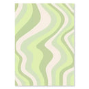 Abstract danish pastel mint & cream wall art – living room poster