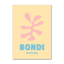 Minimalist mint & pastel purple ibiza wall art bedroom poster