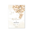 GobekUsa Personalized Teddy Bear Baby Shower Welcome Sign