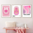 GobekUsa Pink Angel Number Poster - Gallery Wall Art