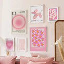 GobekUsa Pink Angel Number Poster - Gallery Wall Art