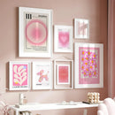 GobekUsa Pink Angel Number Poster - Gallery Wall Art
